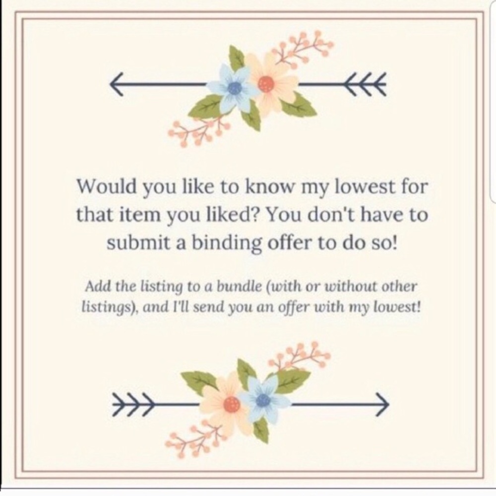 ARE YOU INTERESTED IN SOMETHING?